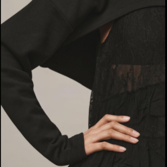 Brand New By Anthropologie Black Sweater Shrug - Picture 6 of 12